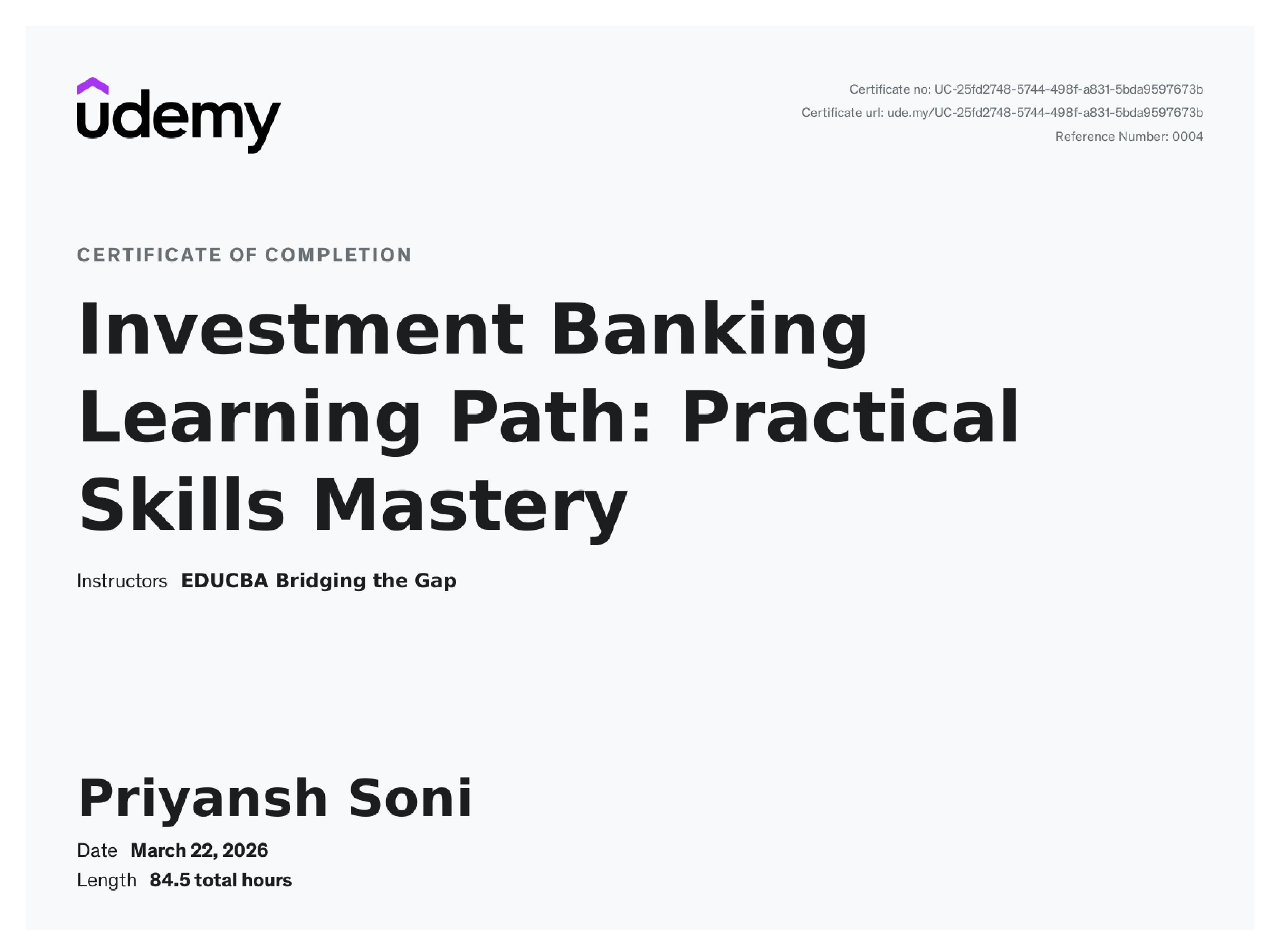 Investment Banking